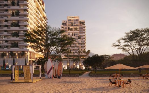 Luxurious two bedrooms apartment at the beachfront complex in Budva