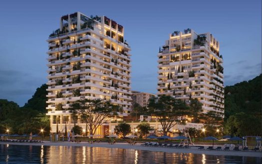 One-bedroom apartment at the prestigious beachfront complex in Budva