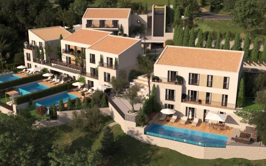 Villa at the stunning, green, private resort in Budva