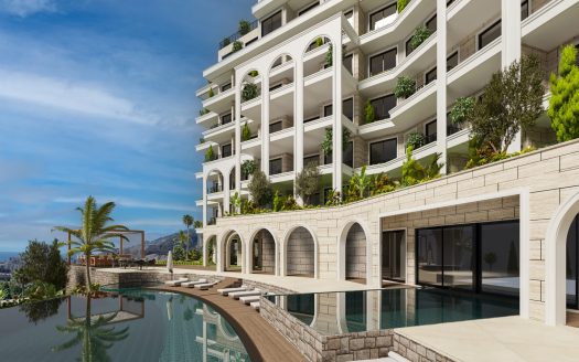 Two Bedroom Seaview Residential Unit in a luxury resort and spa in Budva