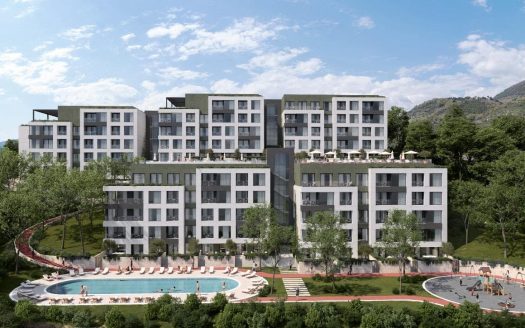One-bedroom apartment in a brand-new residential project in Tivat