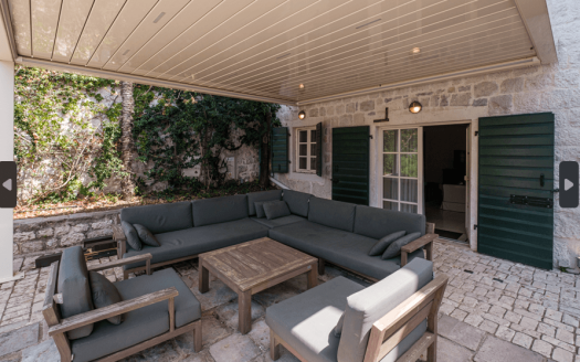 Waterfront Renovated Stone Villa in Dobrota: Authentic Charm Meets Contemporary Style