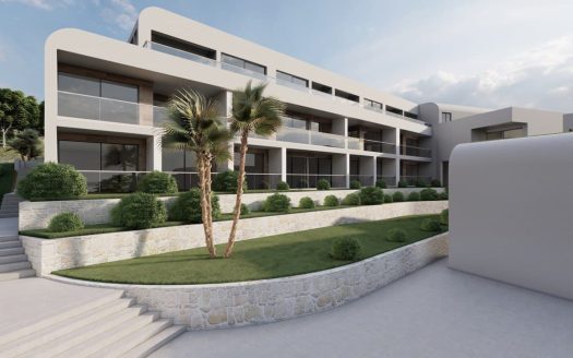 Duplex apartment near Porto Montenegro with access to the beach and pool