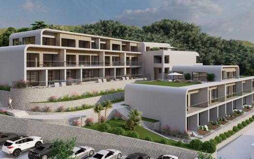 Spacious two- bedroom apartment near Porto Montenegro with access to the beach and pool