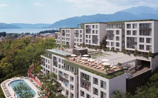 Three-bedroom apartment in a brand-new residential project in Tivat