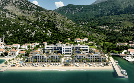 Branded three-bedroom apartment with sea view, Movenpick 5* Teuta Residences